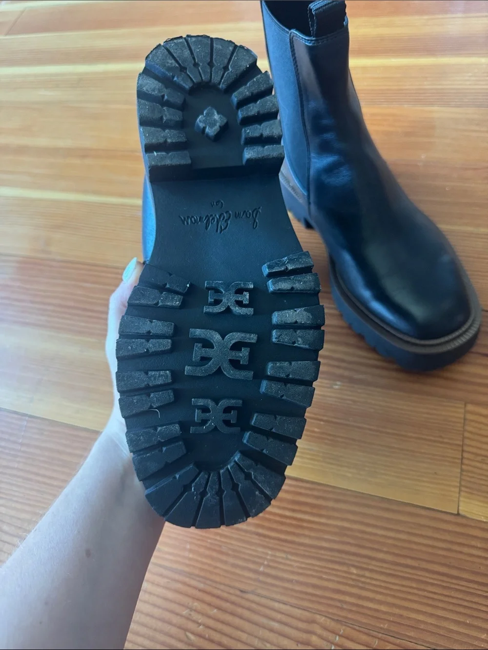 Sam Edelman Black Chelsea Laguna Boots - worn once